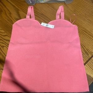 Ann Taylor Pink Sweater Tank Top